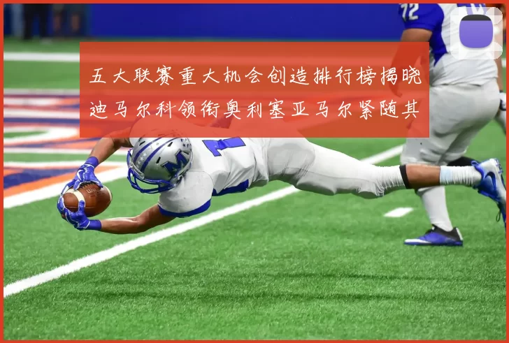 五大联赛重大机会创造排行榜揭晓迪马尔科领衔奥利塞亚马尔紧随其后
